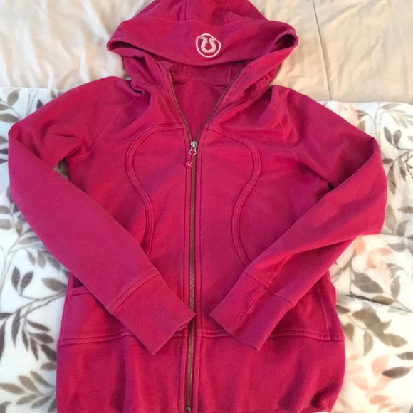 lululemon athletica Tops - Lululemon Pink Scuba Hoodie